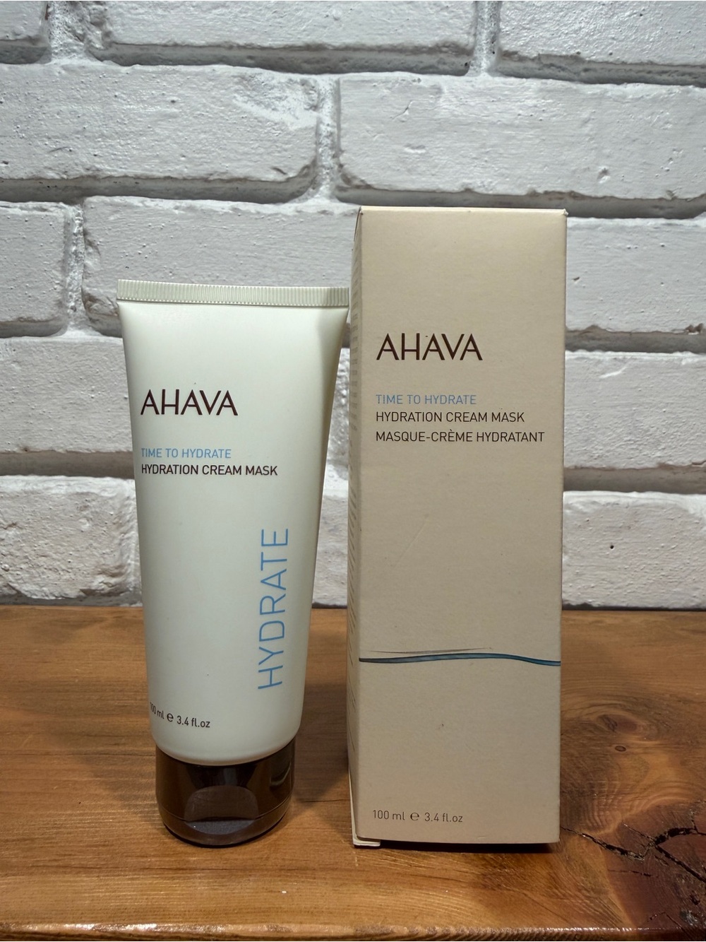 AHAVA Time to Hydrate Hydration Cream Mask 3.4 oz / 100 mL NIB Dead Sea Skincare